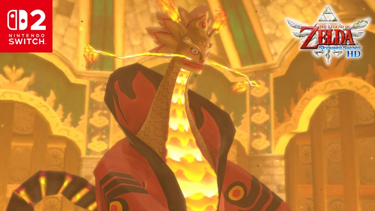 DRAGON ESPIRITU ELDIN | Zelda Skyward Sword HD clip 4K Nintendo Switch 2