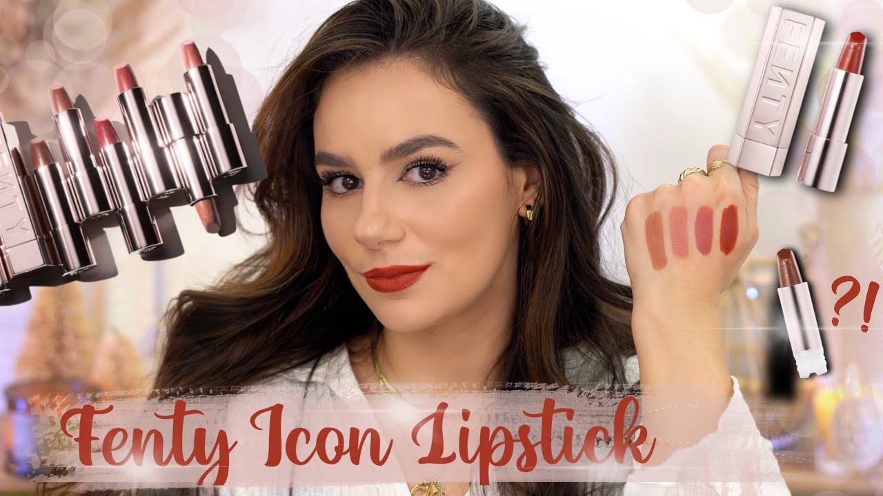 FENTY ICON : THE FILL SEMI-MATTE REFILLABLE LIPSTICK || Application + Review  || $32?!