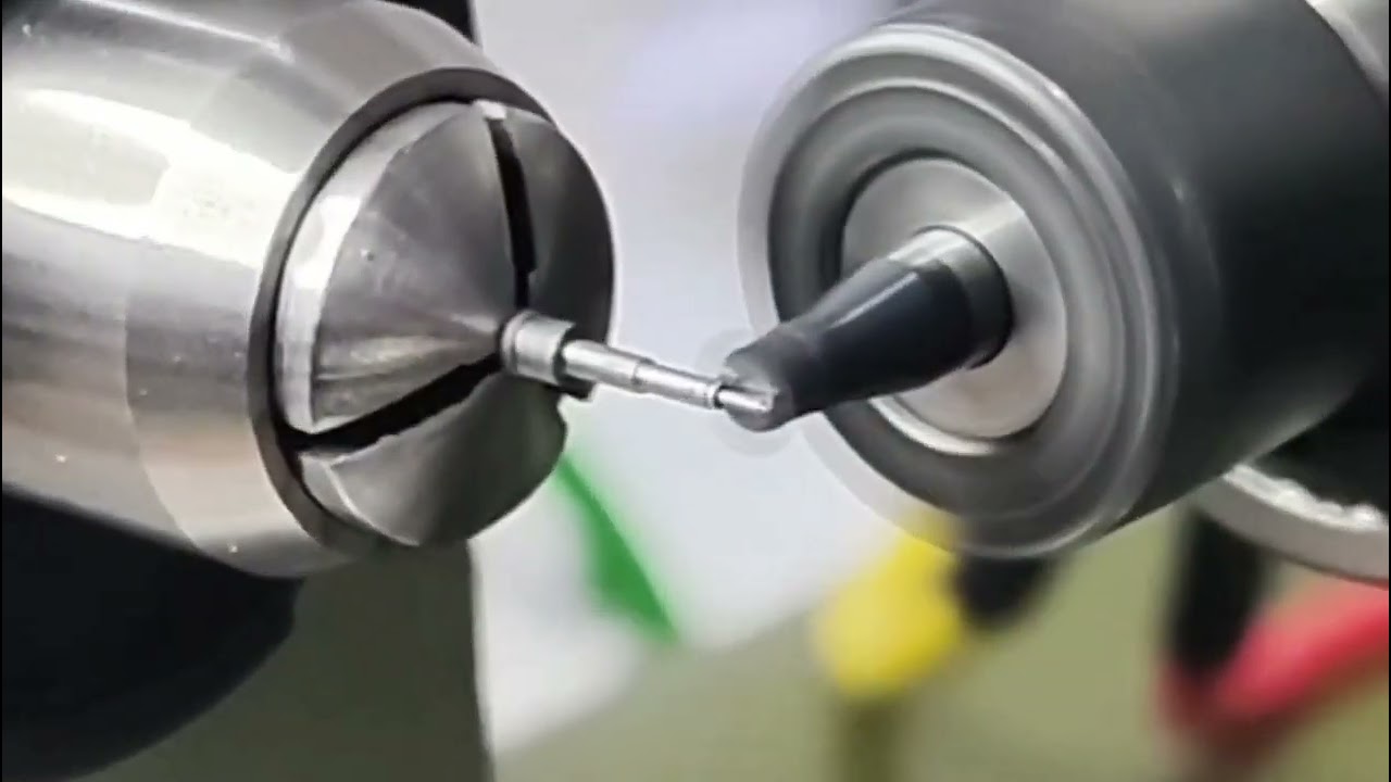 CZ50 watchmaker lathe is used to make spring lever.#watchmaker #watchmaking