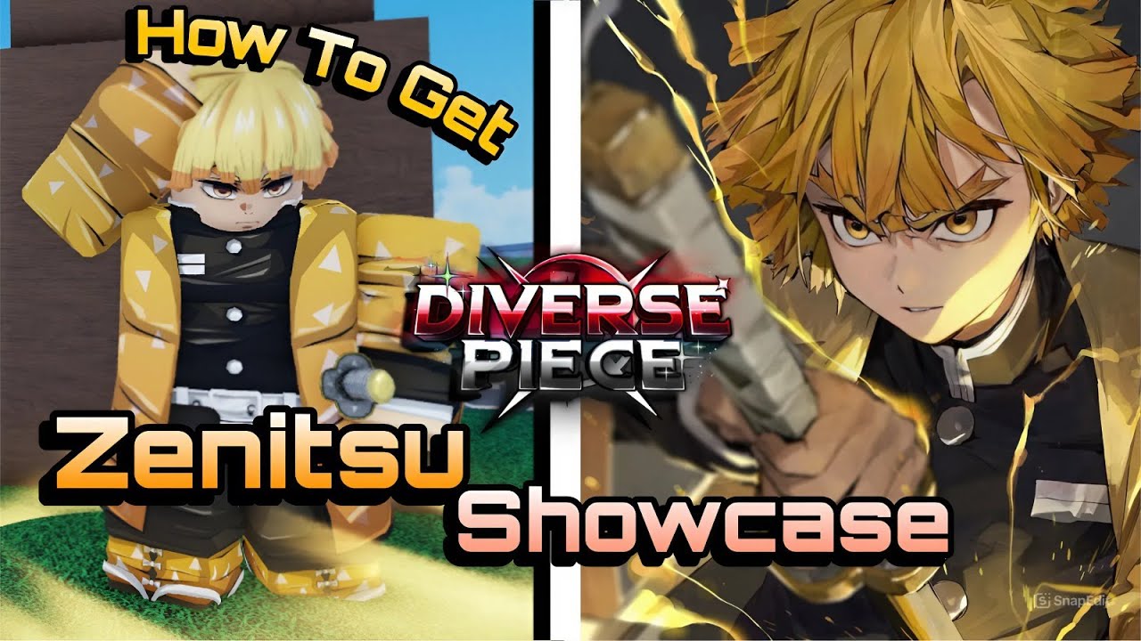 Roblox-Diverse Piece | Zenitsu Showcase + How To Get | How To Get Zenitsu | YukiSw