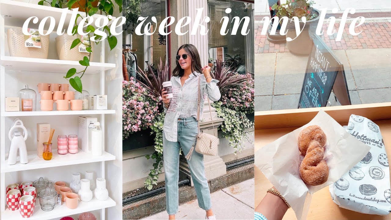 VLOG | college week in my life: grocery haul, parents weekend, shopping in cincinnati!