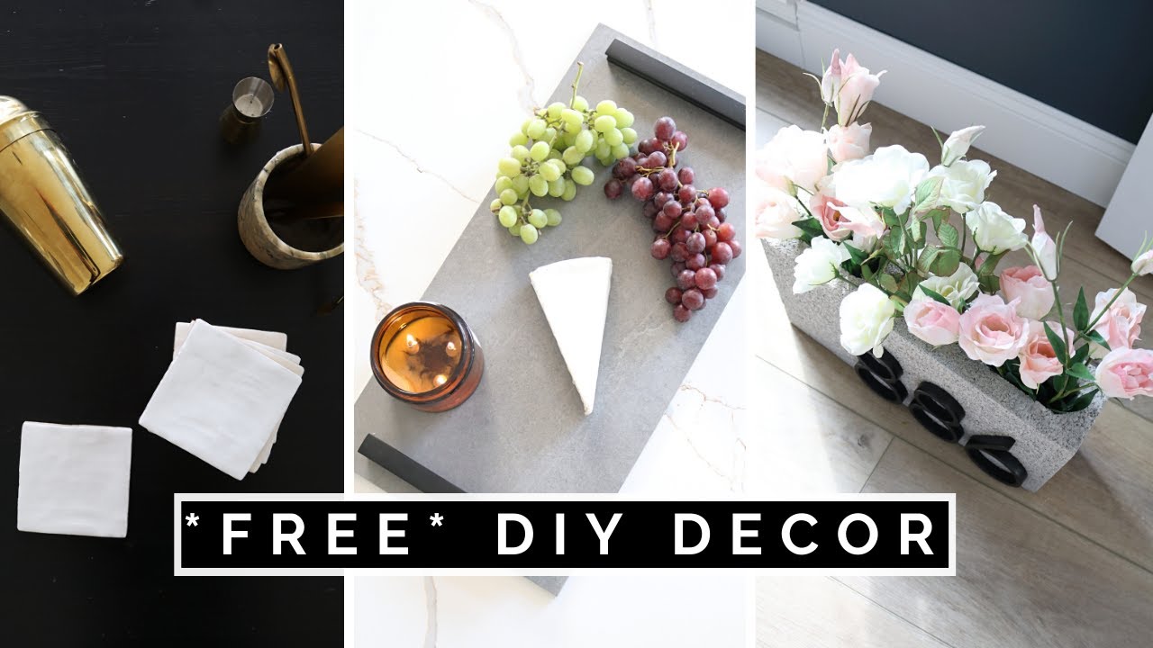 DIY HOME DECOR FOR FREE | WEST ELM INSPIRED DIY ROOM DECOR