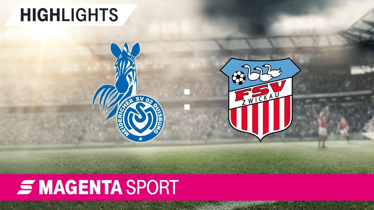 MSV Duisburg - FSV Zwickau | Spieltag 5, 19/20 | MAGENTA SPORT