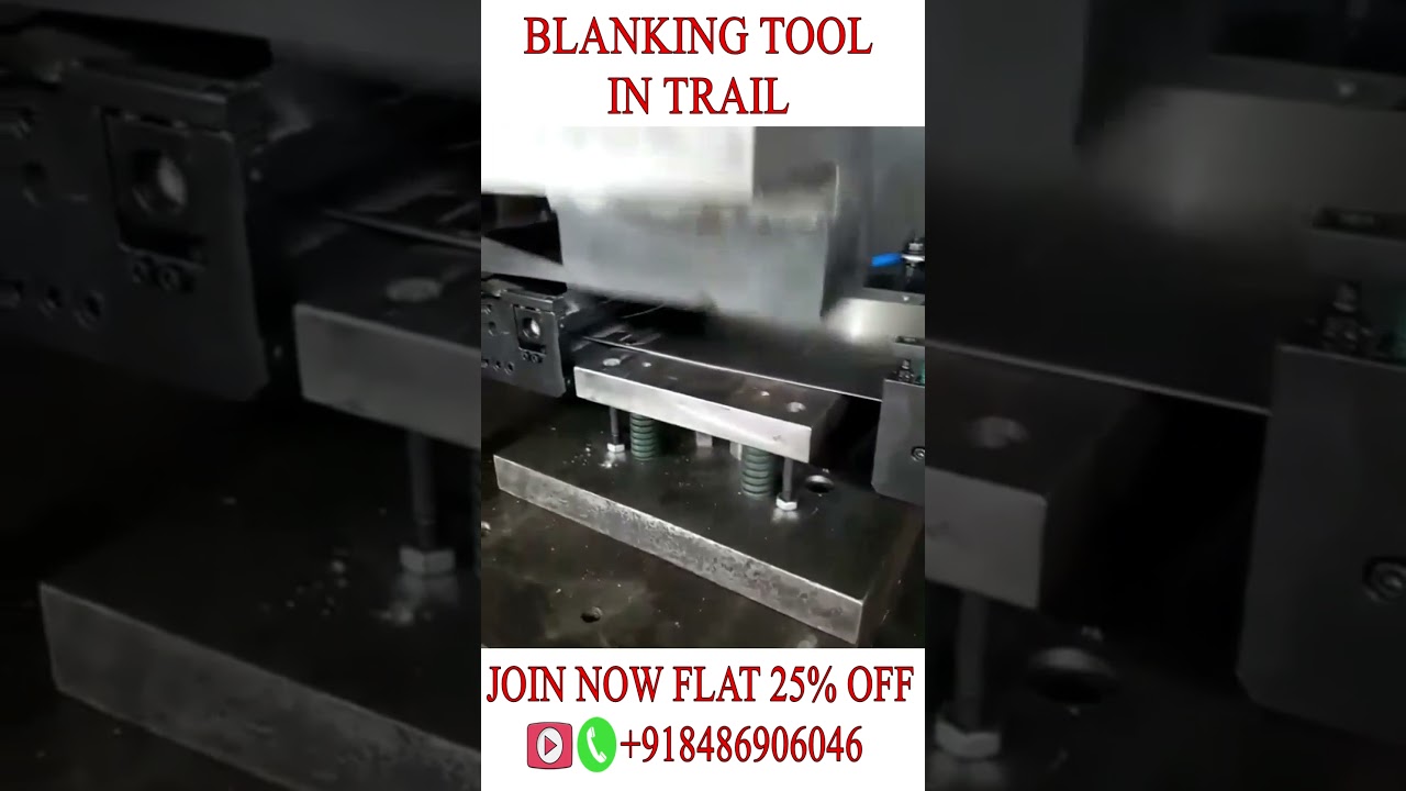 BLANKING TOOL DESIGN IN TRAIL 🔥 Press tool design & Sheet metal die #cimdesignsolution #cimdesign