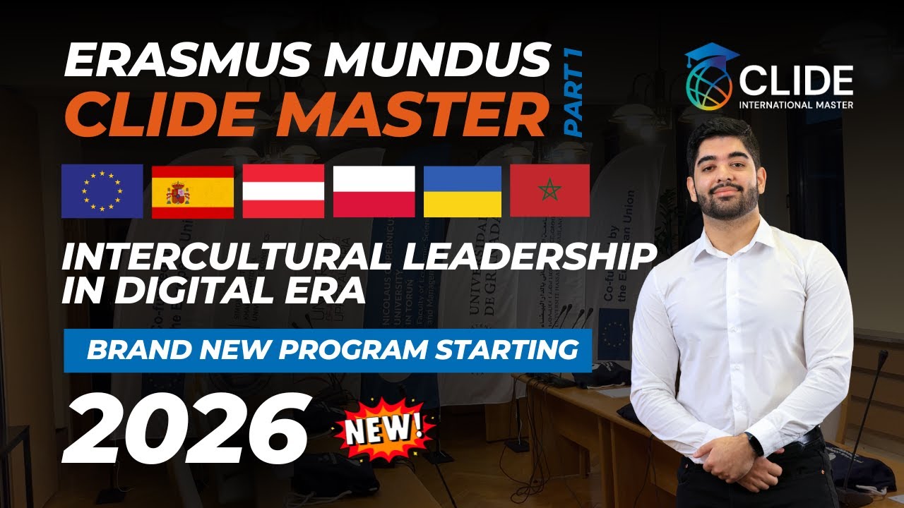 Новая магистерская программа Erasmus Mundus CLIDE | Межкультурное лидерство в цифровую эпоху | EM...