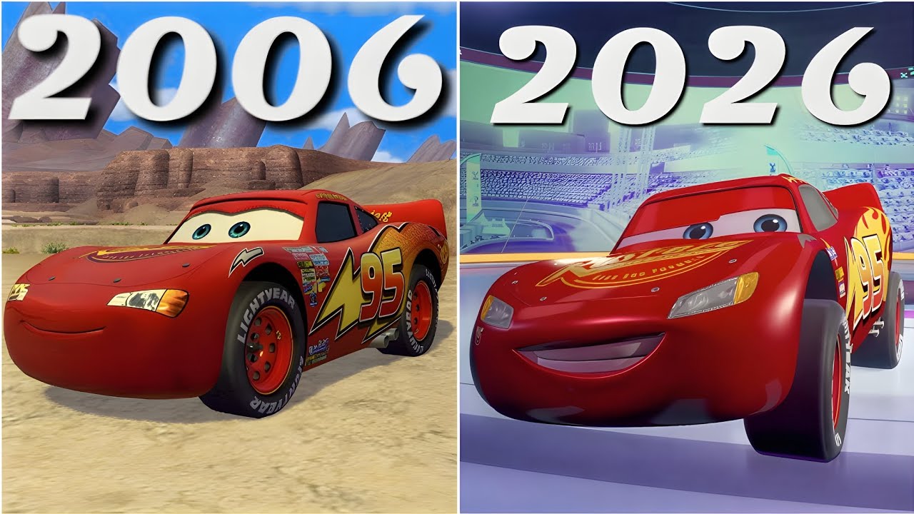 Lightning McQueen (CARS) Evolution in Games [2006-2026]