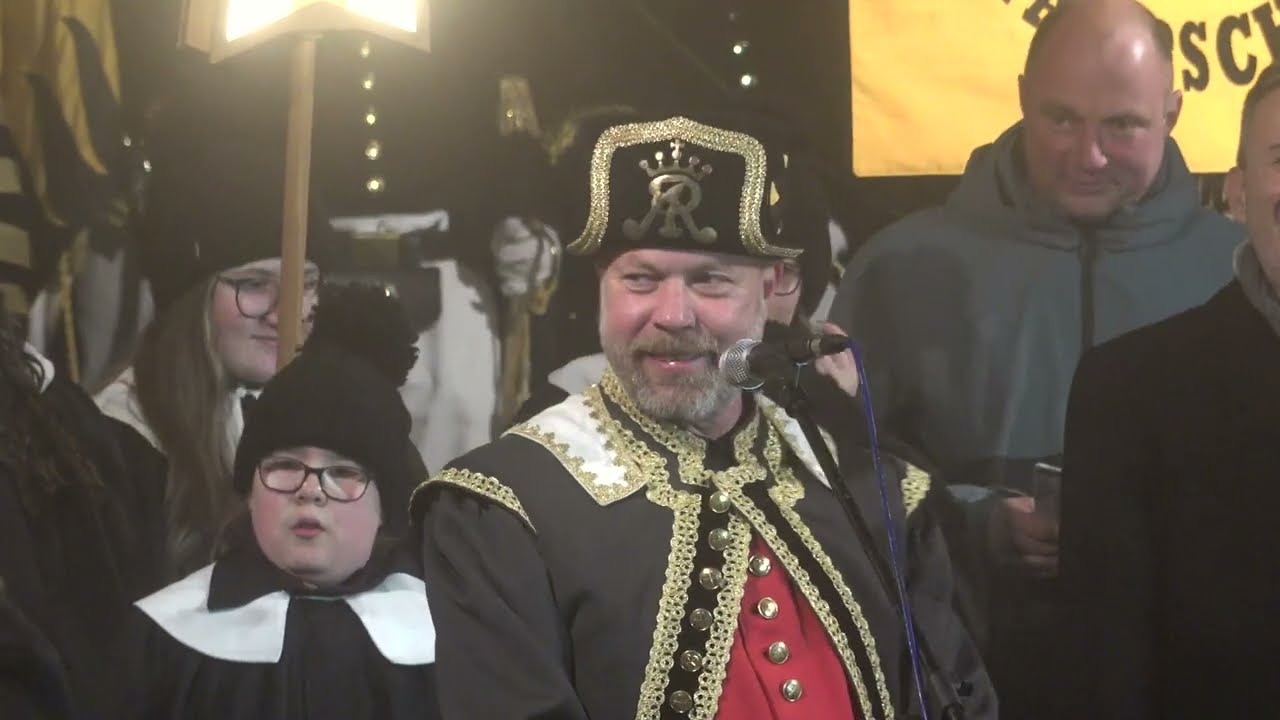 Bergmännische Aufwartung nach der Großen Bergparade in Seiffen