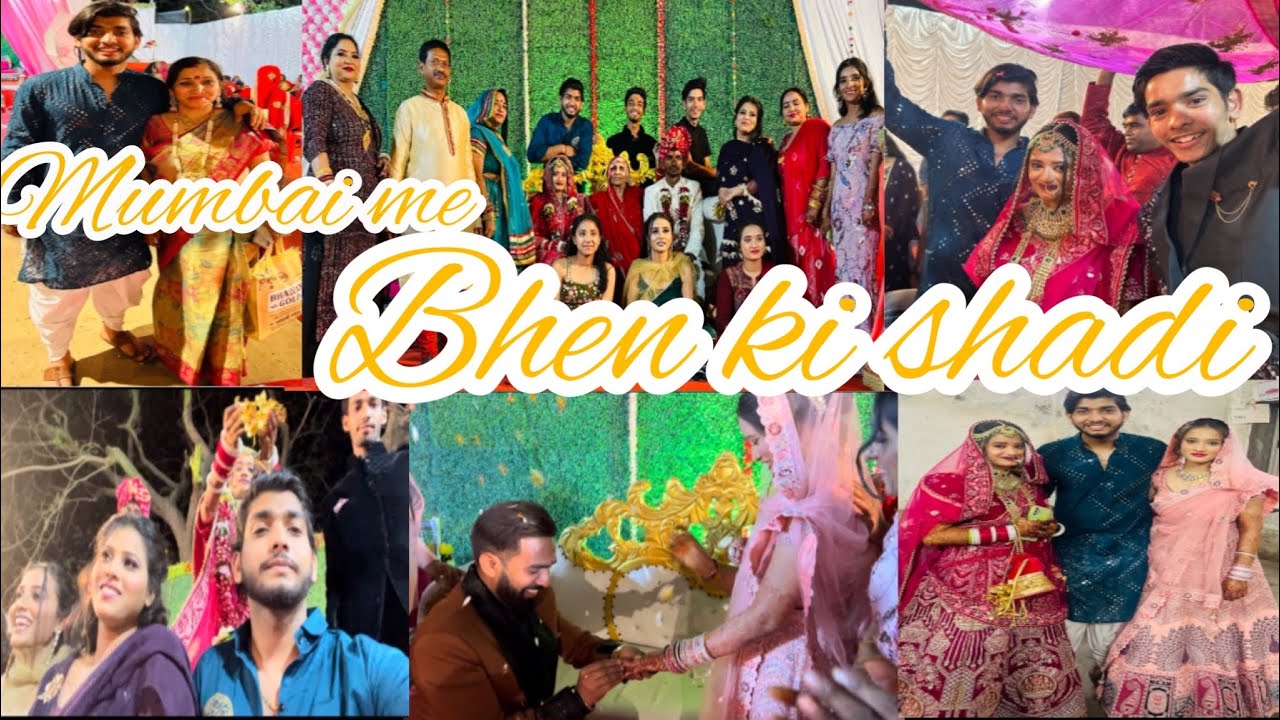 Mumbai✈️: Bhen ki shaadi❤️*Surprise* Diya sabko❤️ ||Yuvi prewa || MUMbai vlog ||family time