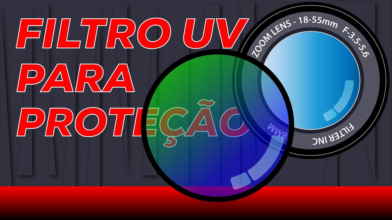 Filtro UV para proteção da lente - Filtro Ultra Violeta