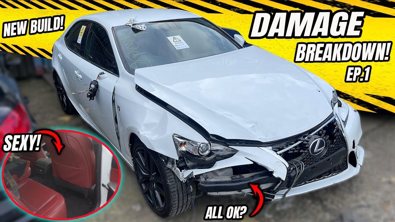 SALVAGE NATION | REBUILDING A WRECKED CRASH DAMAGED LEXUS IS300h FROM COPART AUTO AUCTIONS - PART 1