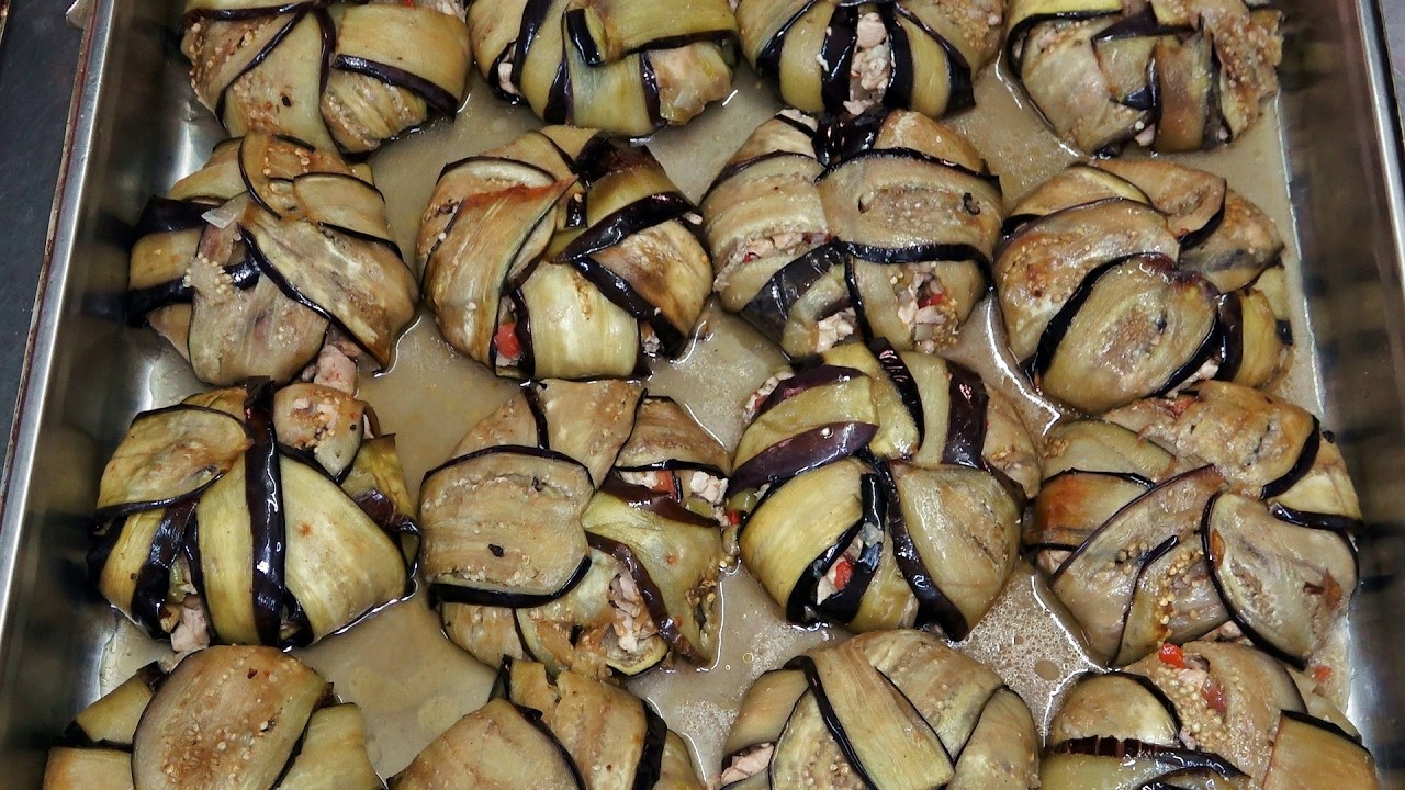 Вот как готовятся баклажаны, фаршированные курицей. Полный рецепт с гарантированным вкусом.