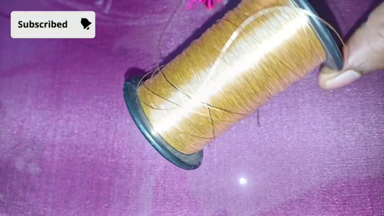  Aari class 1 basic stitch chain stitch ( ಆರಿ ವರ್ಕ್ ಕಲಿಯುವ ಸುಲಭ ವಿಧಾನ)  (ಕ್ಲಾಸ್ 1 ) #aari
