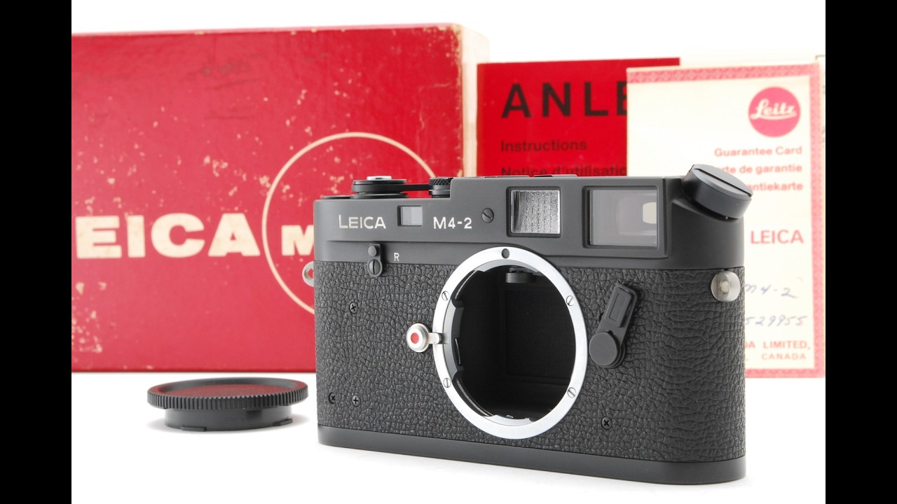 [CLA/Top Mint] Leica M4-2 Black 35mm Rangefinder Film Camera Box From JAPAN 9731