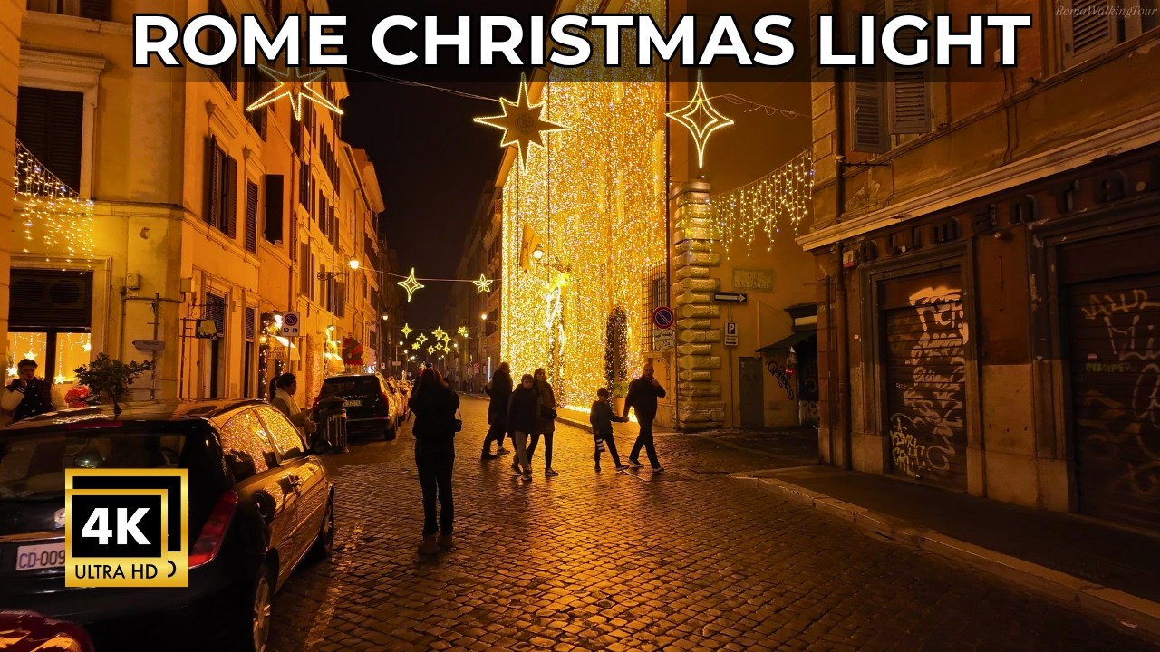 A Roman Christmas 🎄 | Castel Sant&rsquo;Angelo & Rome&rsquo;s Timeless Streets in 4K