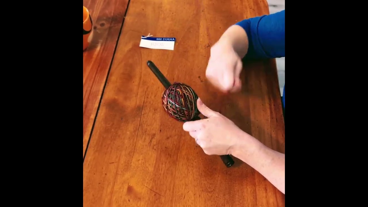 Yarn Winding by Hand Malabrigo Rios Diana