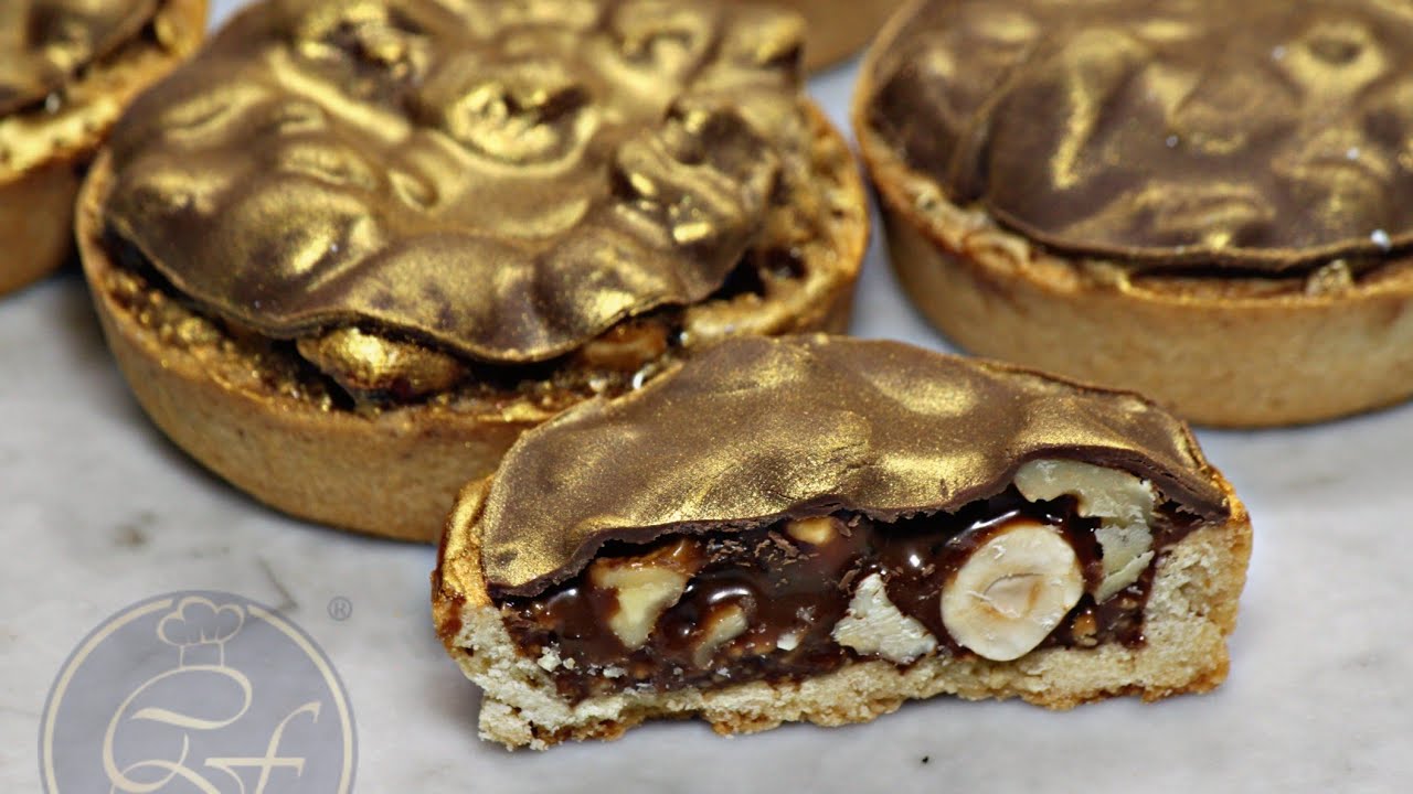 مقرمشة و تذوب فالفم تارتولات بڤناش الشوكولا والمكسرات😋