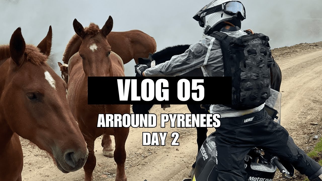 Around Pyrenees Day 2, Onboard route with Husqvarna Norden 901 Expedition - Ep5