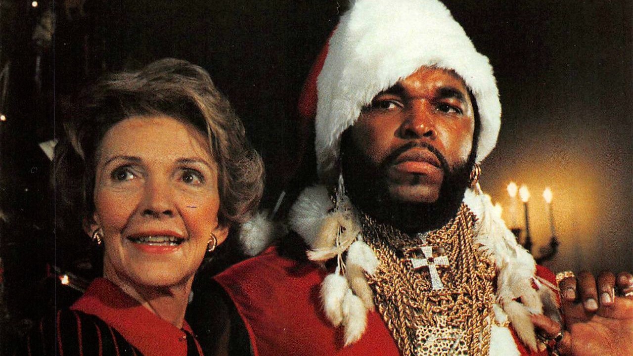 Mr. T and Nancy Reagan Just Say No to Drugs