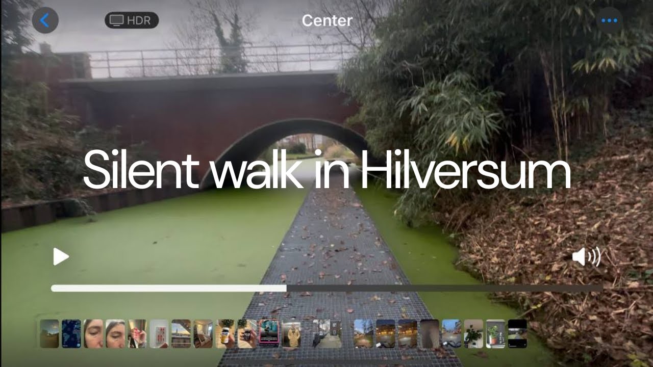 Walking in the Netherlands &ndash; Hilversum city sounds | Relaxing