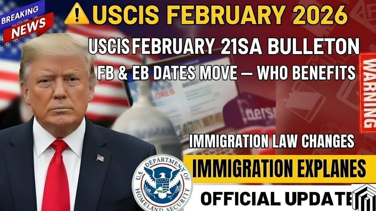 ⚠️ USCIS February 2026 Visa Bulletin Update: FB & EB Dates Move — Who Benefits Most?