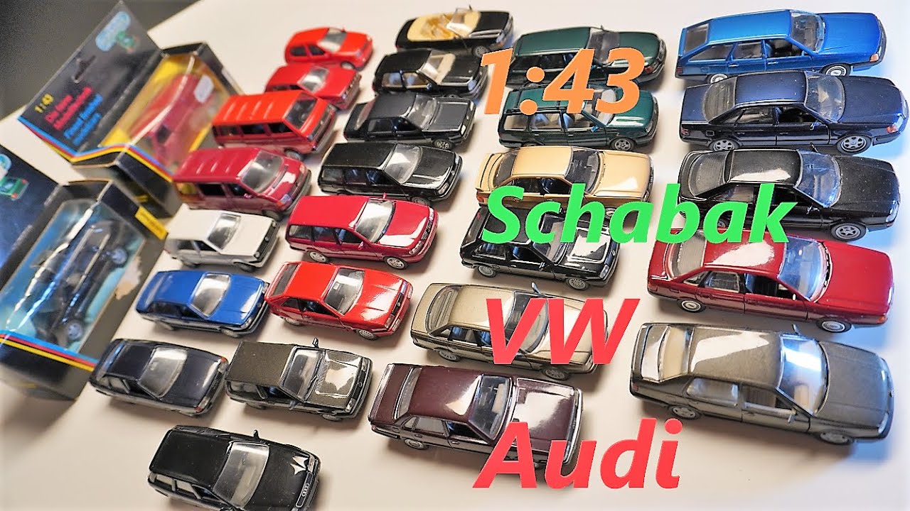 Schabak Audi Volkswagen внушительная коллекция немецких моделей в масштабе 1:43