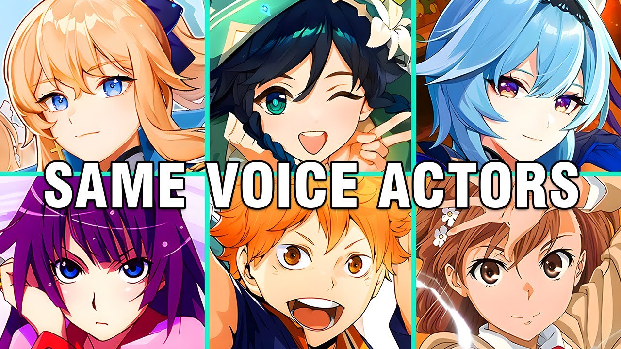 Genshin Impact All Mondstadt Characters Japanese Dub Voice Actors Seiyuu Same Anime Characters