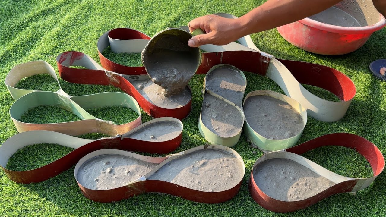 Great cement craft pot ideas / Details on how to make beautiful and easy pots at home / DIY pots