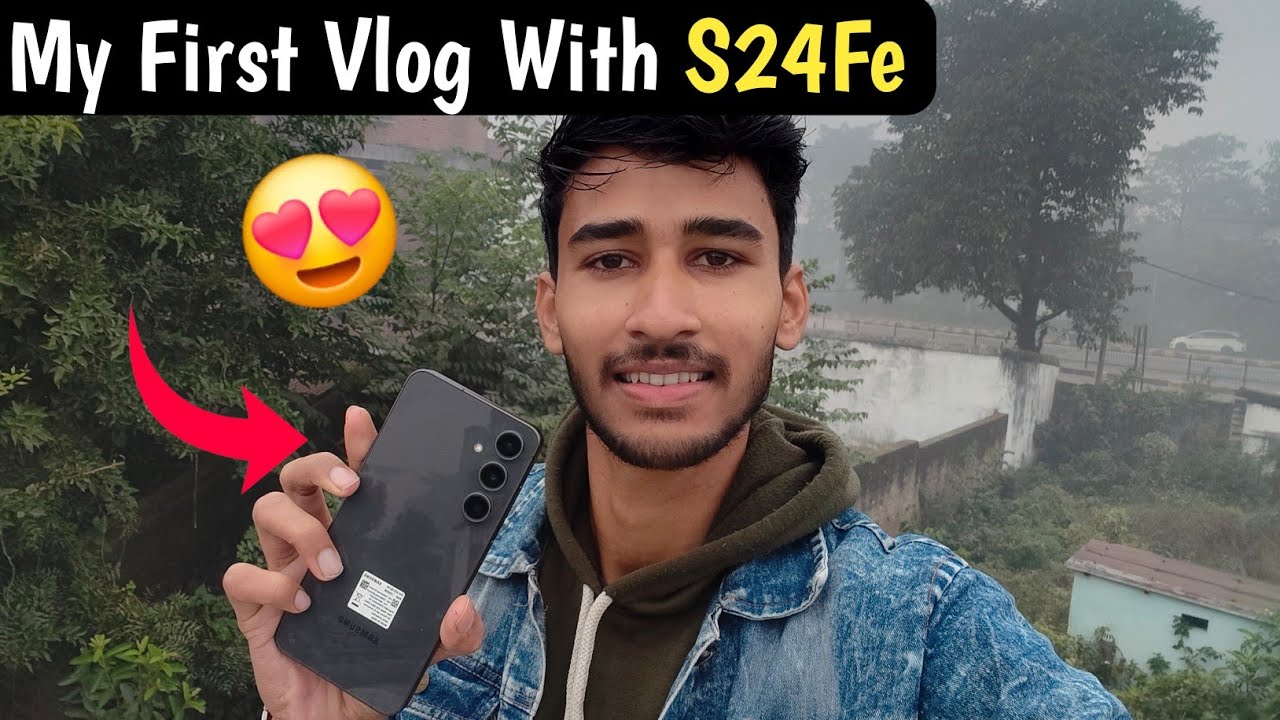 My First Vlog with Samsung Galaxy S24 FE 📸 | Camera Test + Real Life Vlogging 🔥
