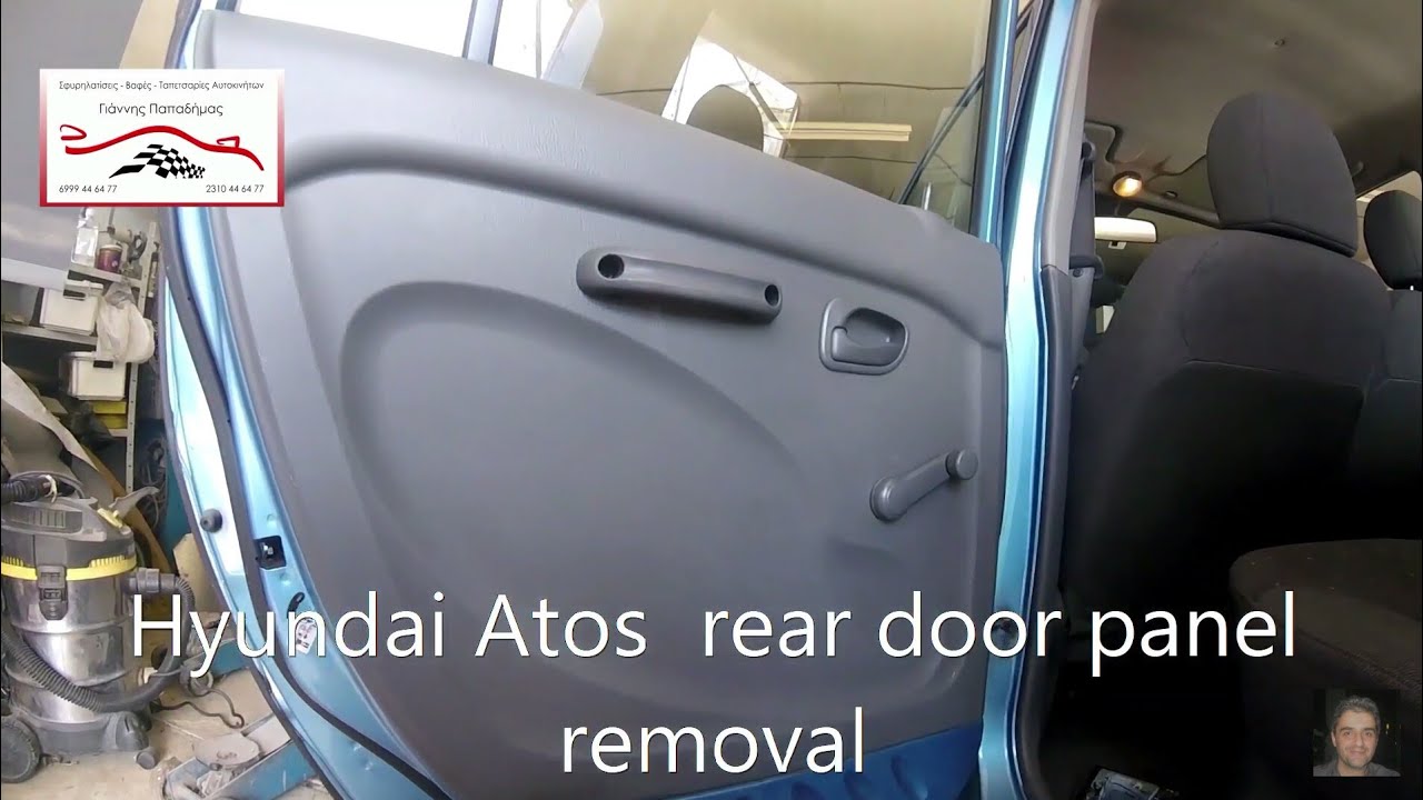 Hyundai Atos  rear door panel removal