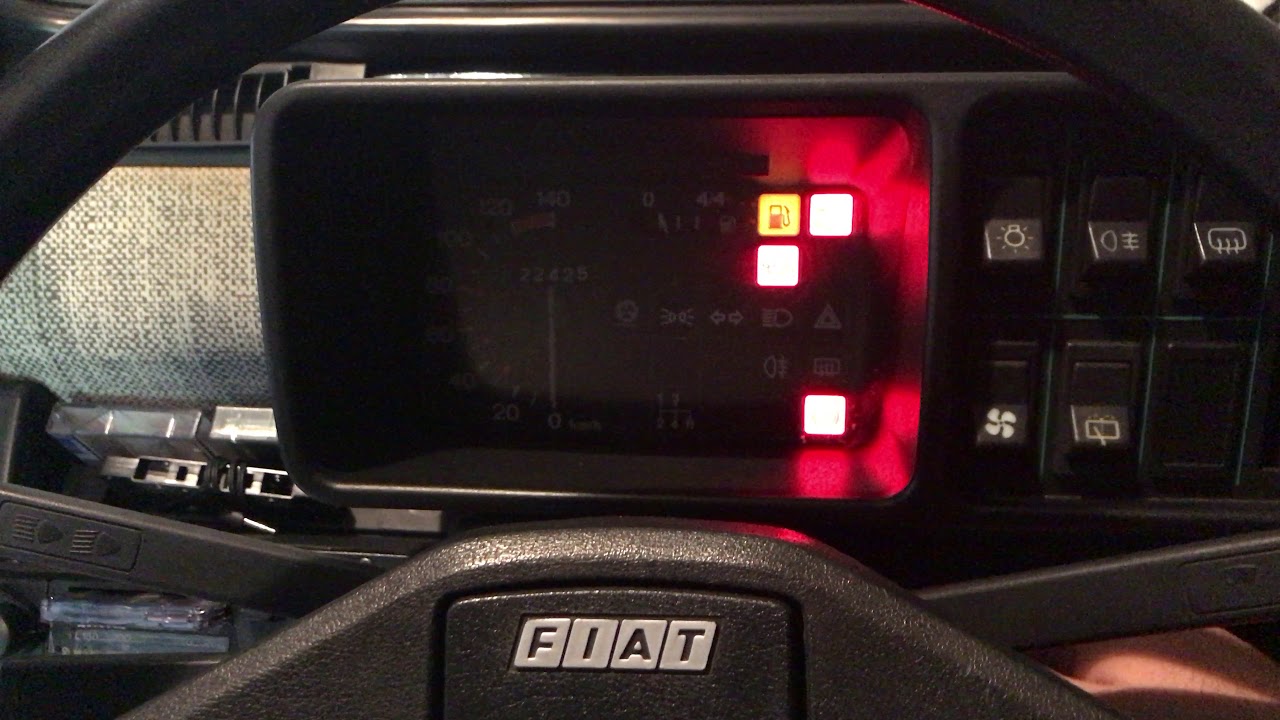 Avviamento Panda 30 1984 dopo 3 mesi di fermo