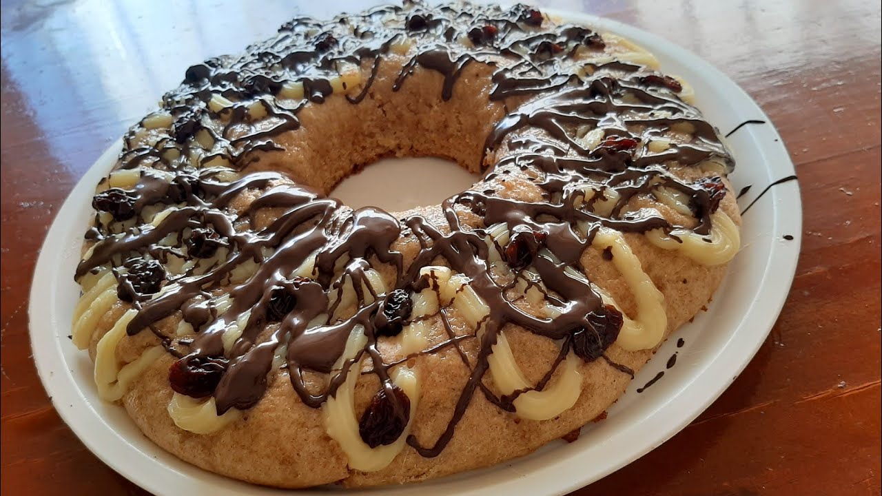 Rosca de pascua integral, sin manteca / saludable