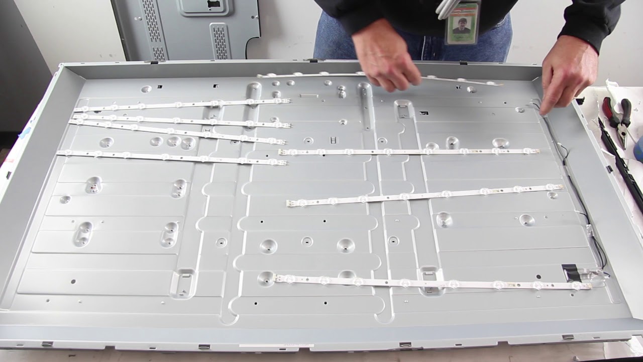 Samsung 50&rdquo; LED TV - No Picture Bad Backlights - How To Replace LED Strips Model UN50