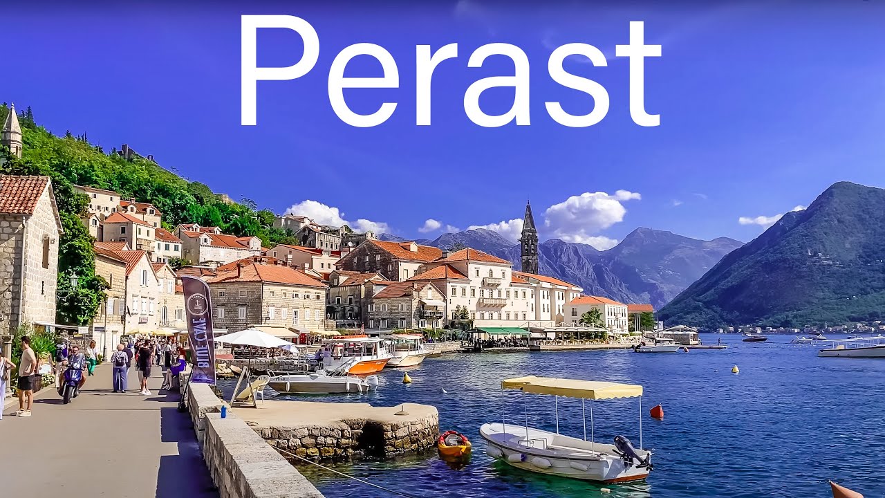 Пешая экскурсия по Перасту, Черногория, 4K — сентябрь 2024 г.