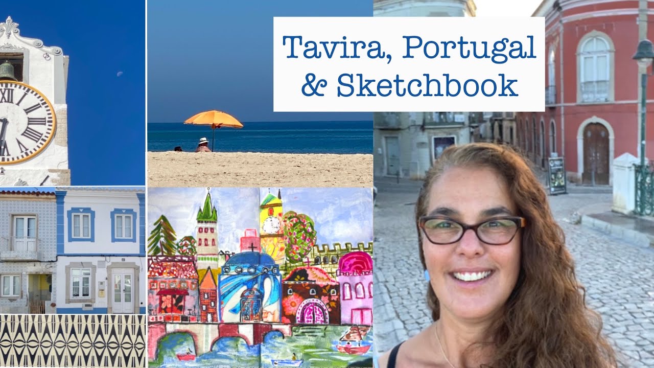 Where to Visit In the Algarve | Tavira, Portugal and Sketchbook
