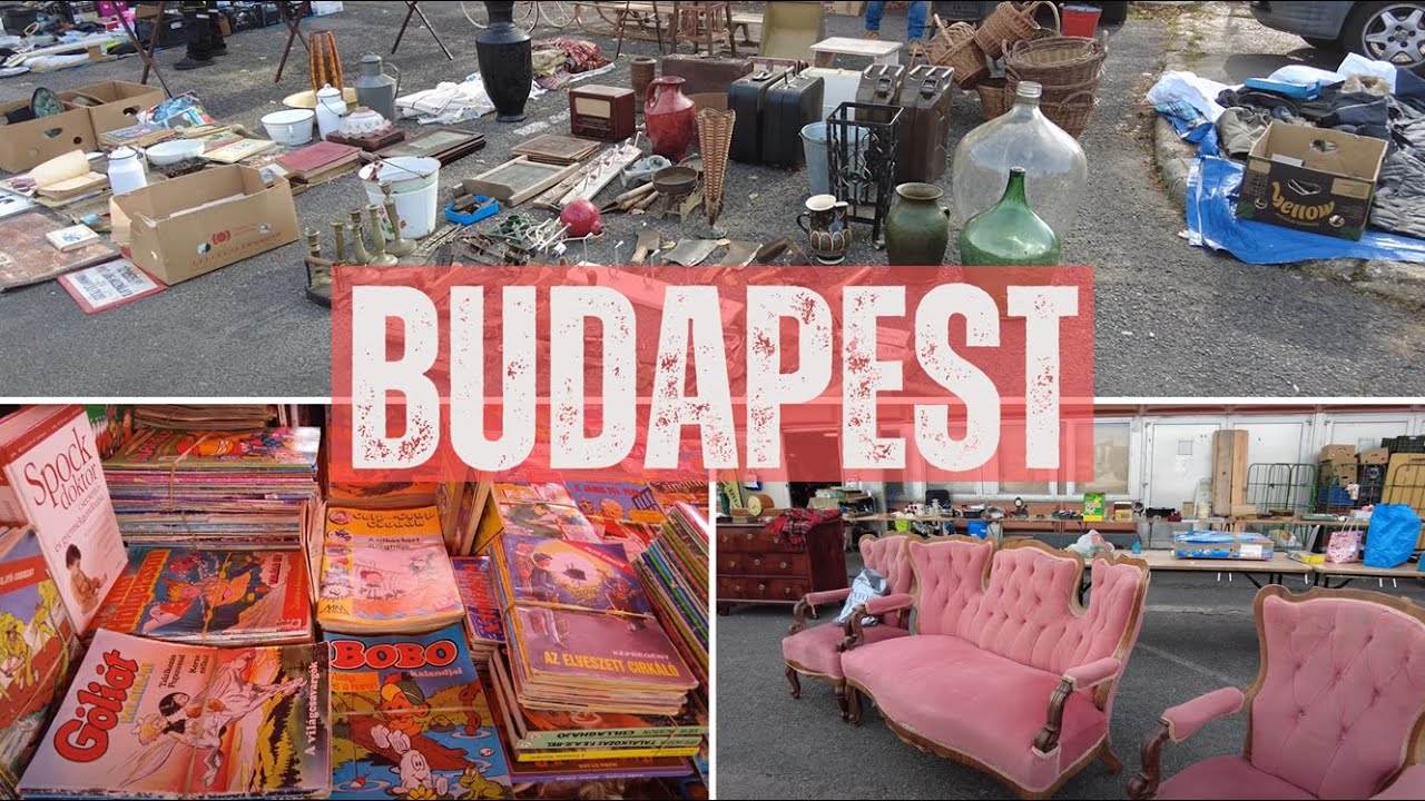 Budai Zsibvásár | Buda Flea Market - Budapest Hungary [4k Ultra HD 60fps]