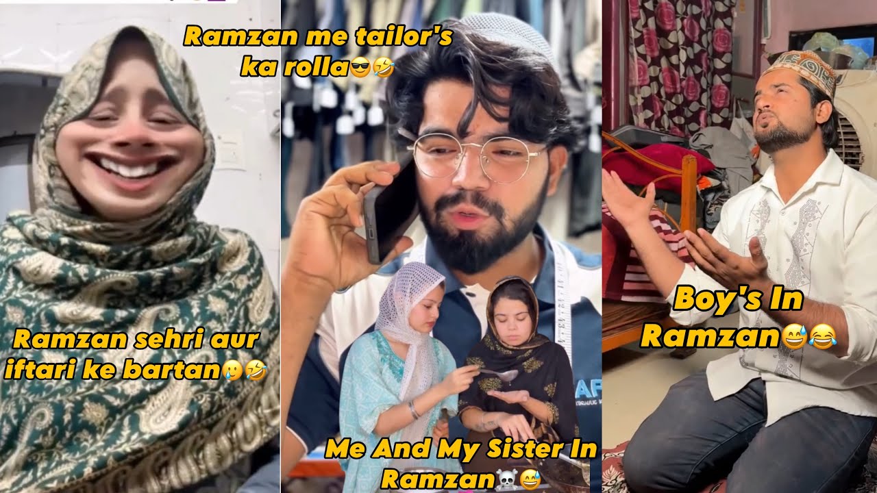 Ramzan Me Tailor Ka Rolla 🤣🔥 | Sehri Iftari Ke Bartan 😭🍽️ | Boys In Ramzan 😂🤲| Relatable Memes 2026 