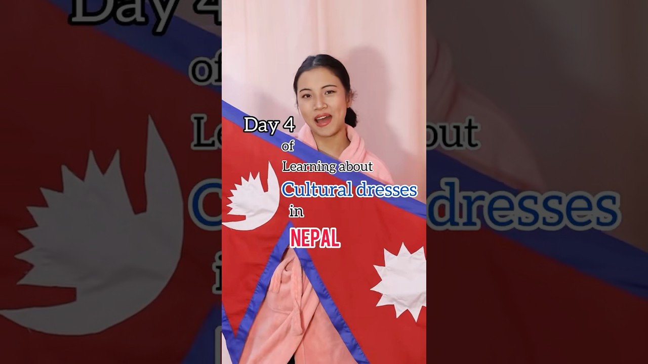 Day 4 of Learning about Cultural dresses of Nepal  &mdash; THARU #nepal #tharu #culturaldress #nepalidress