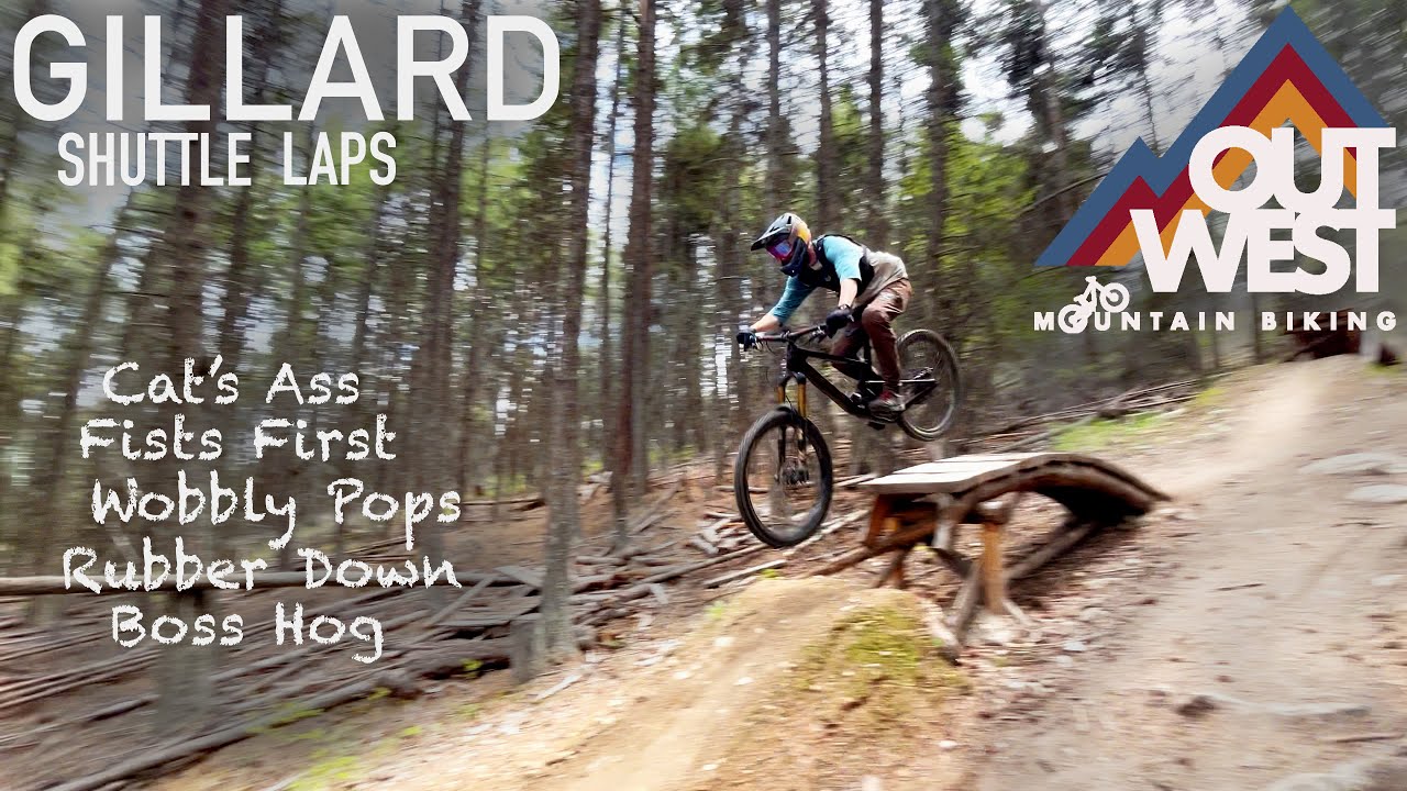 Mountain Biking Gillard || Spring Shuttle Laps || Kelowna BC