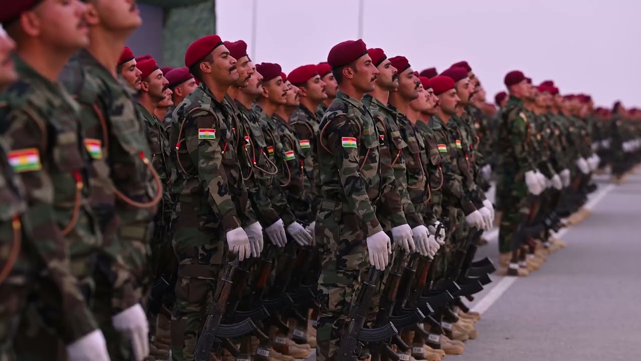 Kurdish Peshmerga Fighters The TOUGHEST Military Training كۆتایی هێنانی مه‌شقی هێزه‌كانی پیشمه‌رگه‌
