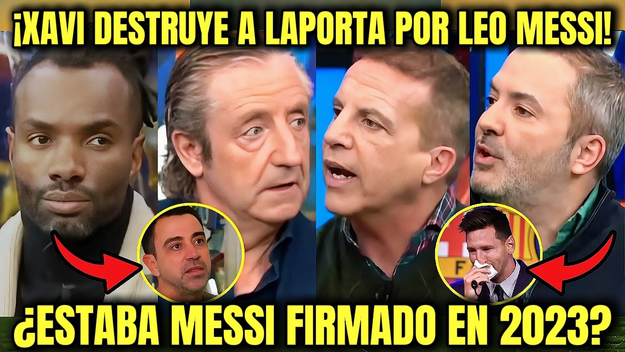 💥 ¡ESCÁNDALO! XAVI REVIENTA A LAPORTA POR NO RENOVAR A MESSI - EL CHIRINGUITO EXPLOTÓ HOY