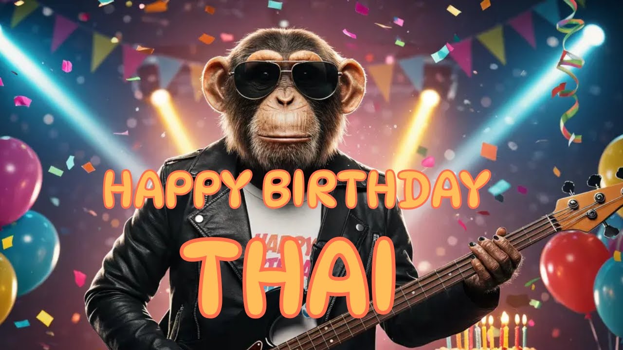 THAI Happy Birthday Song - Happy Birthday to Thai