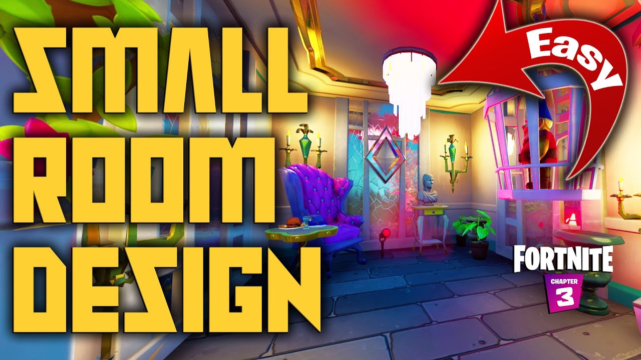Small Room Interior Design in Fortnite Creative!