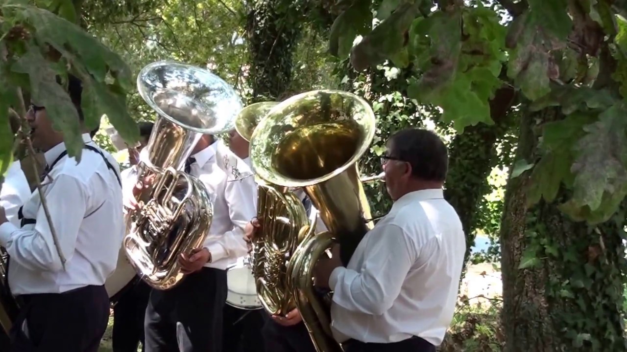 2016. Agosto. Pasacalles Banda Galega. Banda Musica de S. Cruz de Ribadulla. Lestedo (Boqueixón)
