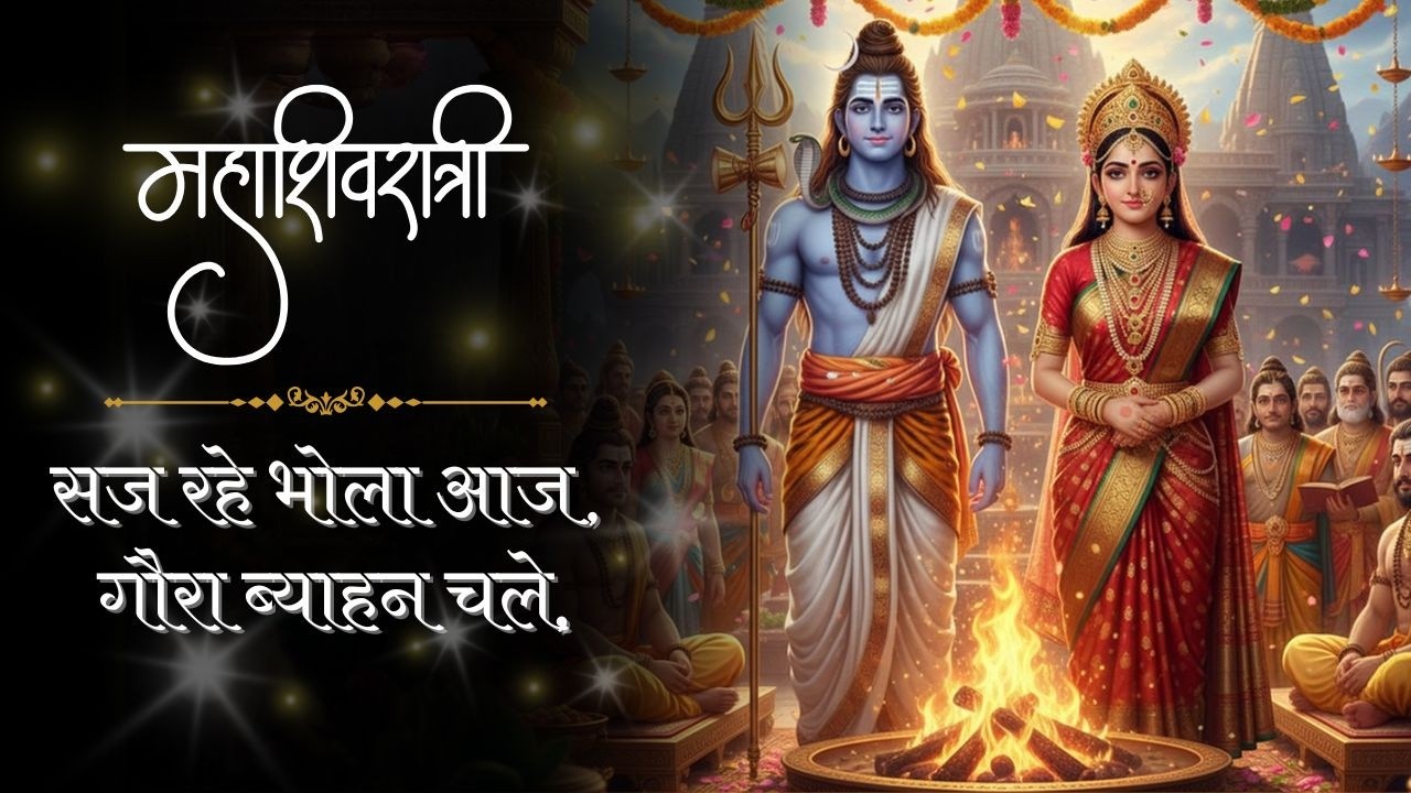 सज रहे भोला आज, गौरा ब्याहन चले | Mahashivratri Special Bhajan 2026 | Shiv Parvati Vivah Song