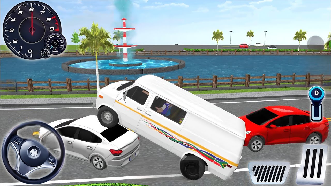 City Van Driving Impossible Challenge Simulator – Safe Passenger Transport Challenge - Gameplay 