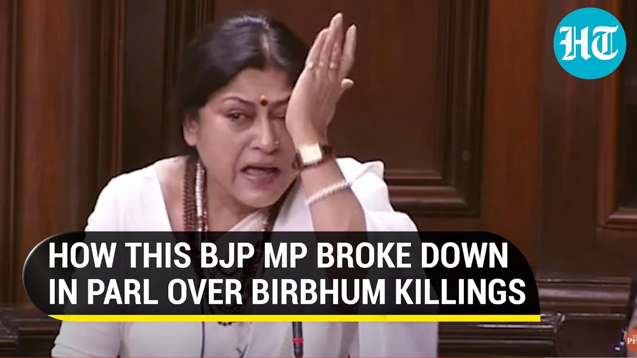 'Bengal Unlivable': BJP's Roopa Ganguly breaks down in Parl over Birbhum killings; Seeks Pres Rule