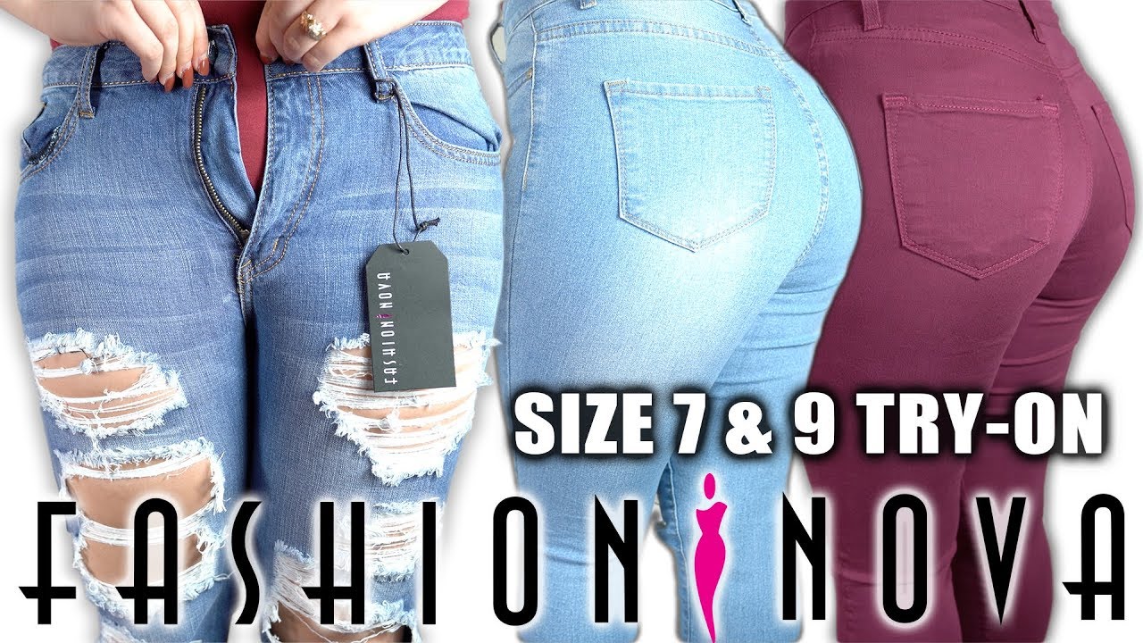I tried Fashion Nova Jeans for the first time | Size 7 & 9 Try-on Haul