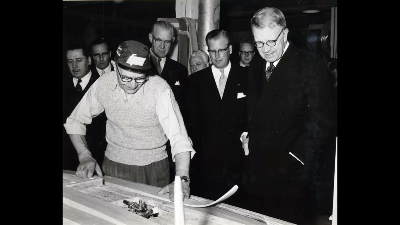 Kungabesöken i Edsbyn 1955 & 1987