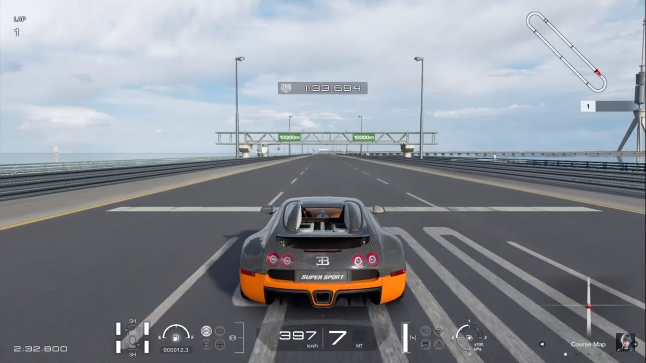 Gran Turismo Sport | Bugatti Veyron 16.4 2013 (Not Supersport) Top Speed 397 Km/h Mph 246