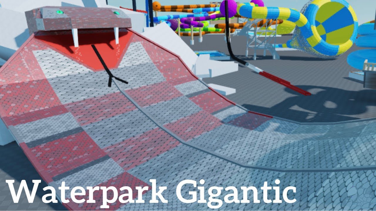 All waterslides at Waterpark Gigantic | ROBLOX